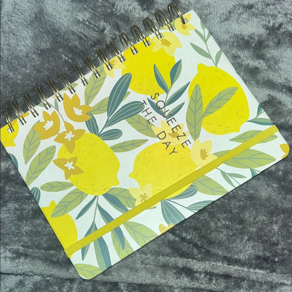 Lemon Themed Spiral Notebook